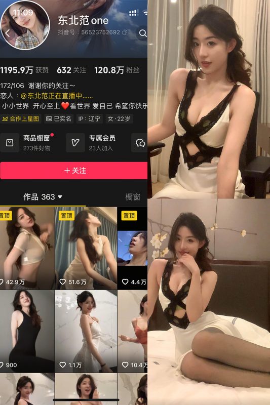 抖音 东北范one 岛遇 NO.004期 【26P1V】最新至：2025.7.26-喵领域