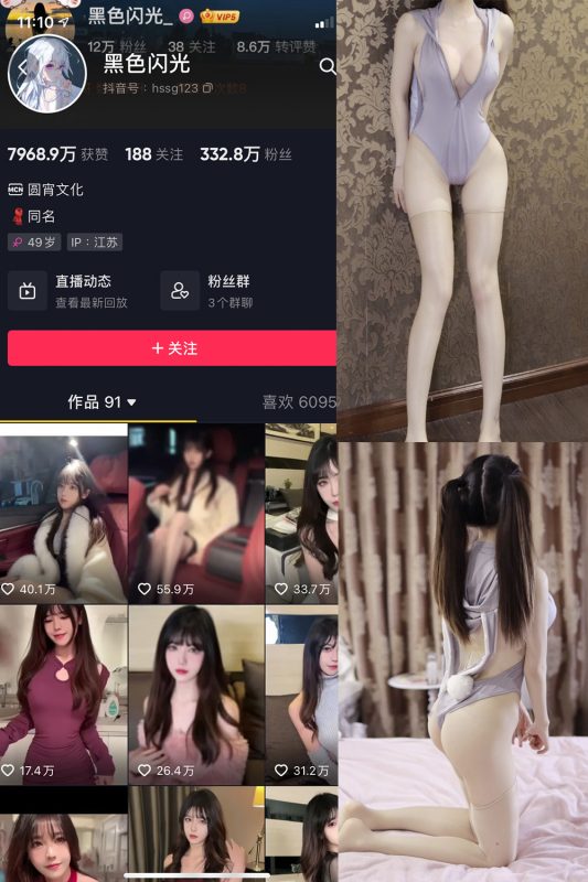 抖音 黑色闪光 微密圈  NO.006期 【21P】-喵领域