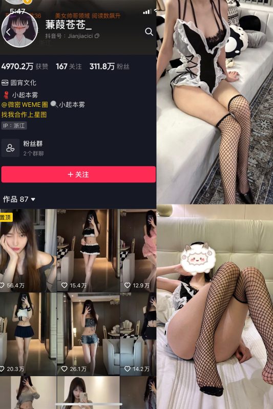 抖音 蒹葭苍苍 微密圈  NO.005期 【29P】-喵领域