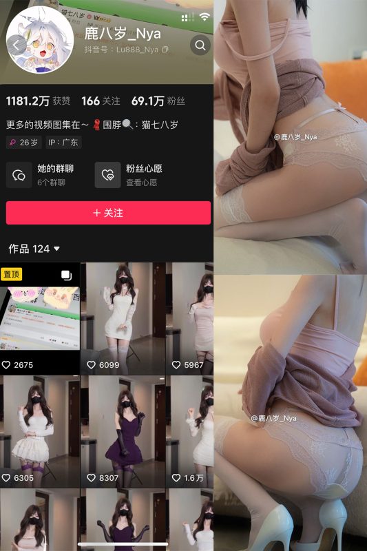 抖音 鹿八岁 微密圈  NO.052期 【9P】最新至：2024.11.8-喵领域