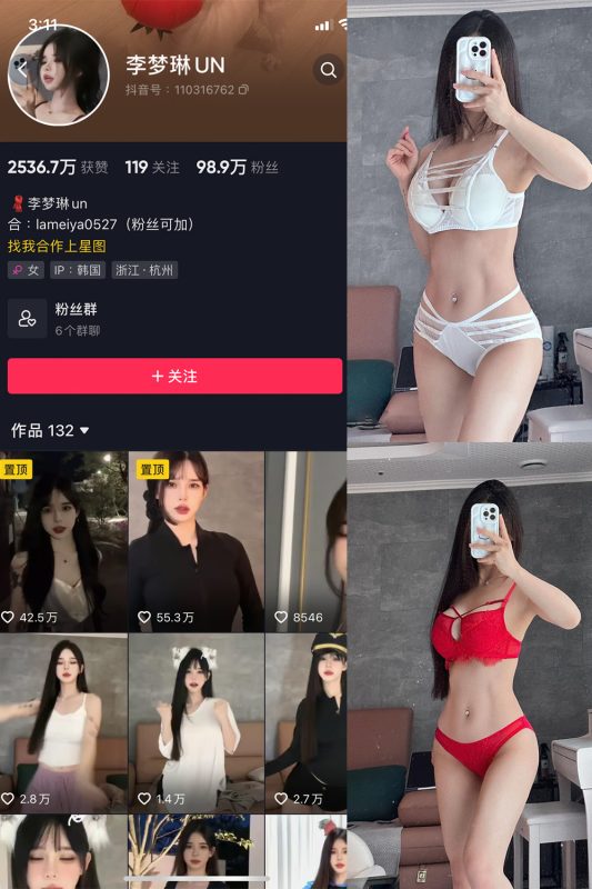 抖音 李梦琳 微密圈  NO.012期 【18P2V】最新至：2023.8.25-喵领域