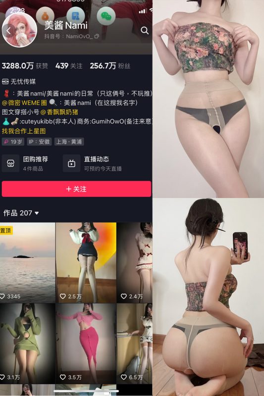 抖音 美酱Nami 微密圈  NO.026期 【22P】最新至：2024.9.1-喵领域