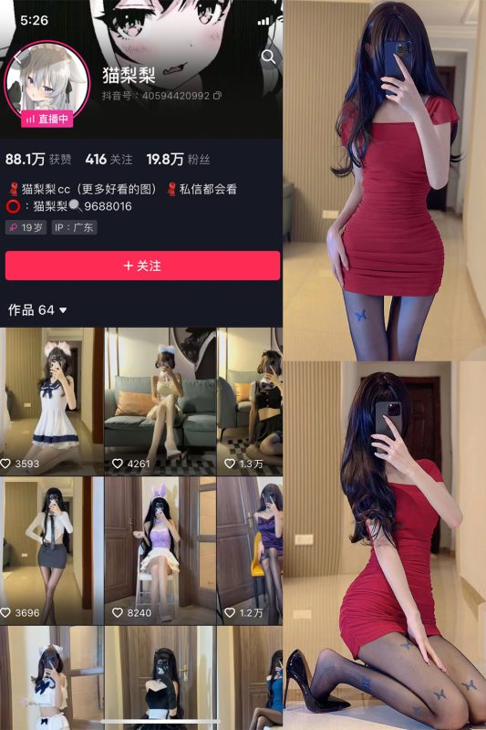 抖音 猫梨梨 微密圈  NO.021期 【10P】-喵领域
