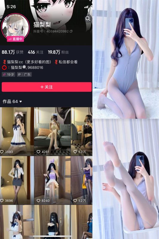 抖音 猫梨梨 微密圈  NO.008期 【15P】-喵领域