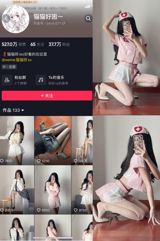 抖音 猫猫好困 微密圈  NO.017期 【13P】-喵领域