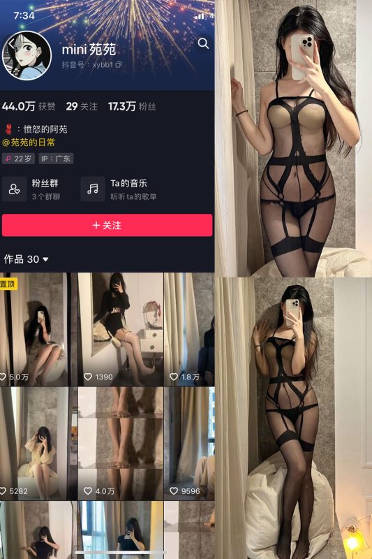 抖音 MiNi苑苑 微密圈  NO.004期 【16P】-喵领域