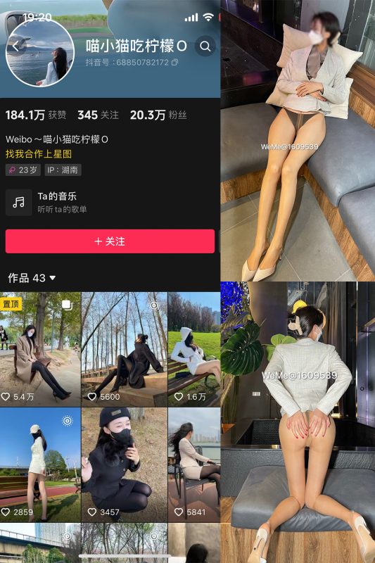 抖音 喵小猫吃柠檬 微密圈  NO.003期 【101P2V】-喵领域
