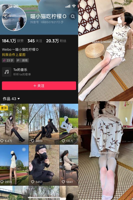 抖音 喵小猫吃柠檬 微密圈  NO.005期 【102P3V】-喵领域