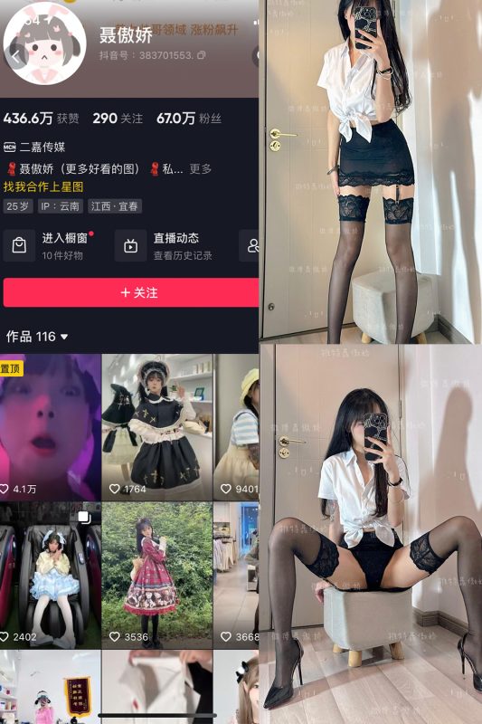 抖音 聂傲娇 微密圈  NO.073期 【53P1V】最新至：2024.7.10-喵领域