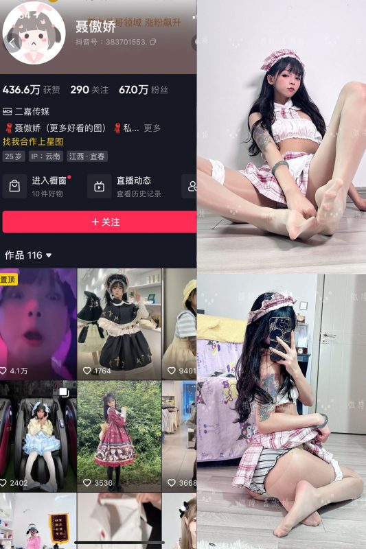 抖音 聂傲娇 微密圈  NO.091期 【44P】最新至：2024.11.28-喵领域