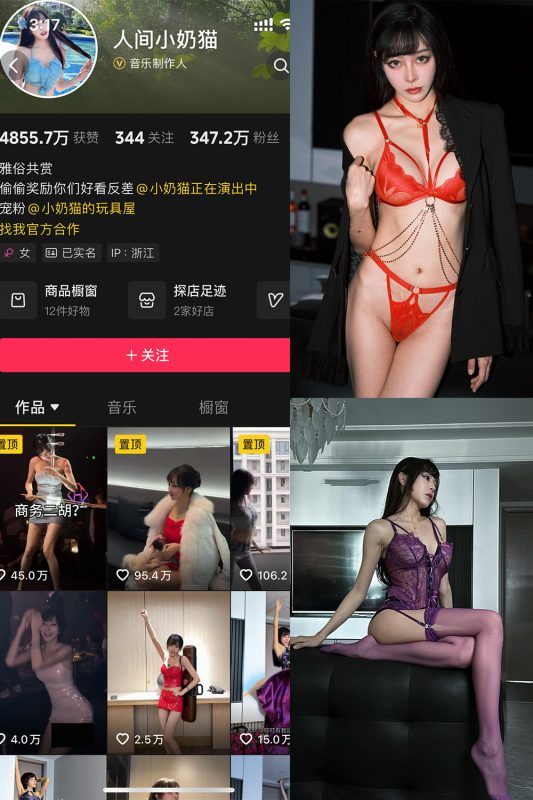 抖音 人间小奶猫 岛遇 NO.002期 【29P4V】最新至：2025.6.17-喵领域