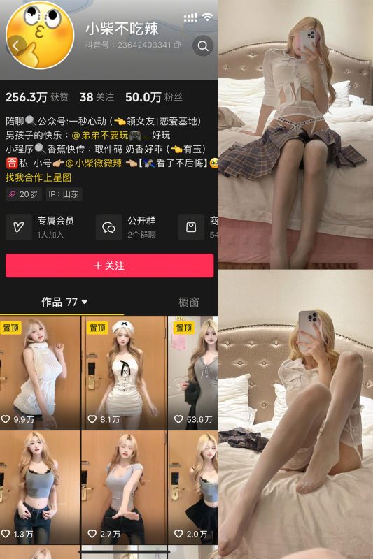抖音 小柴不吃辣 微密圈  NO.006期 【26P1V】-喵领域