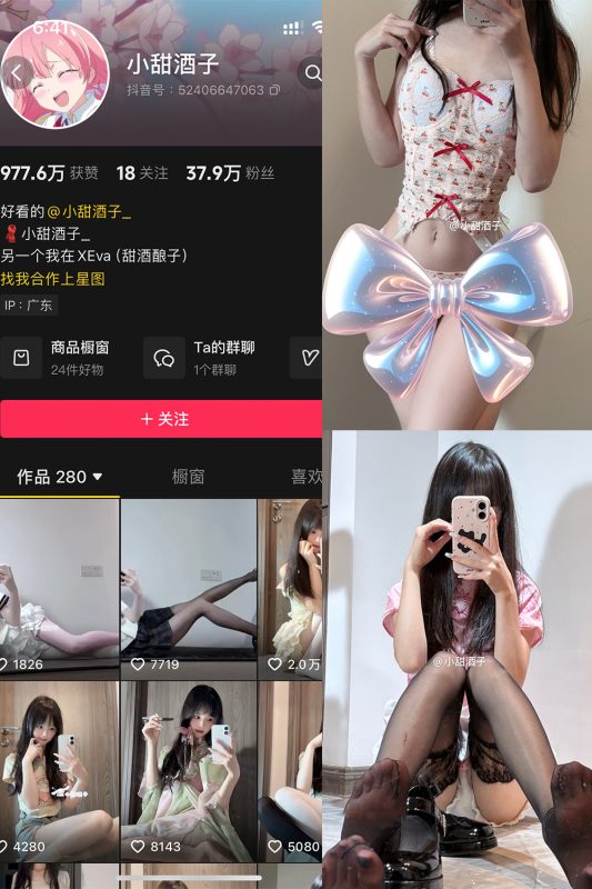抖音 小甜酒子 铁粉空间 NO.008期 【31P】最新至：2025.1.15-喵领域
