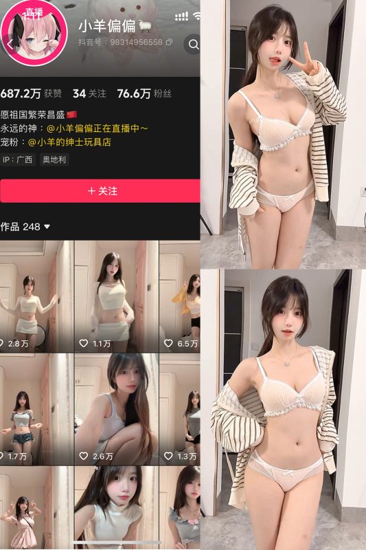 抖音 小羊偏偏 岛遇  NO.005期 【2P3V】-喵领域