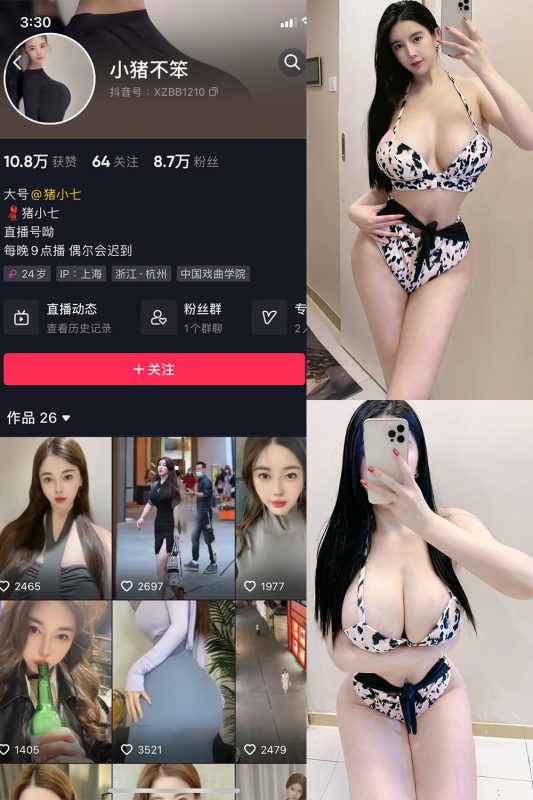 抖音 小猪不笨 微密圈 NO.004期 【88P24V】-喵领域
