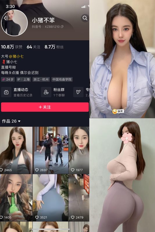 抖音 猪小七 微密圈 NO.003期 【28P13V】-喵领域