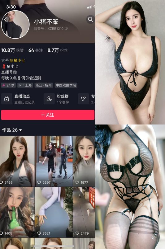 抖音 猪小七 微密圈 NO.005期 【93P13V】-喵领域