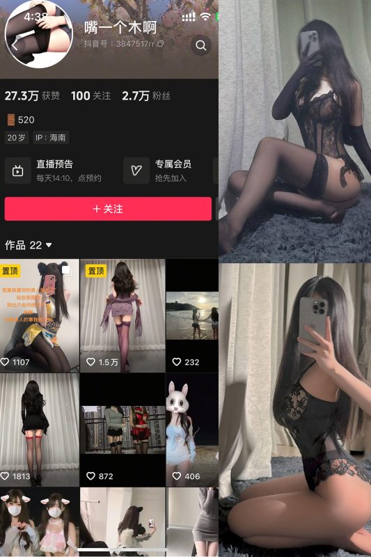 抖音 嘴一个木啊 微密圈  NO.002 【27P】-喵领域